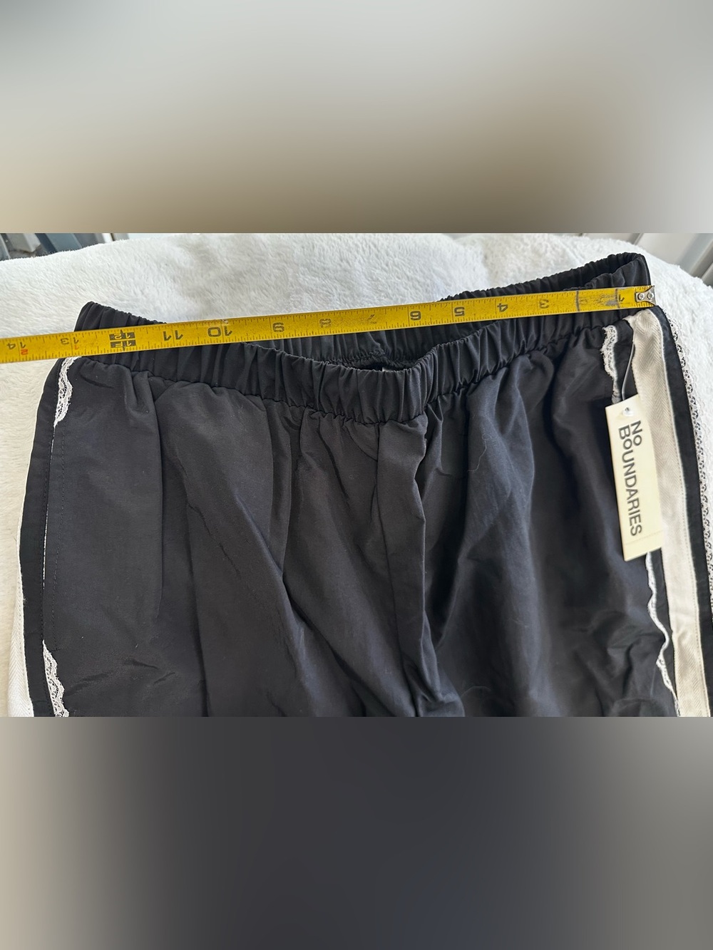 No Boundaries Lace Side Stripe Track Woman’s Pants - Picture 7 of 11